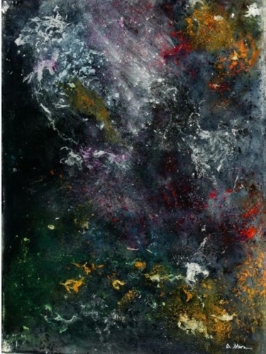 Painting titled "cygnus loop" by Dominique Stern, Original Artwork
