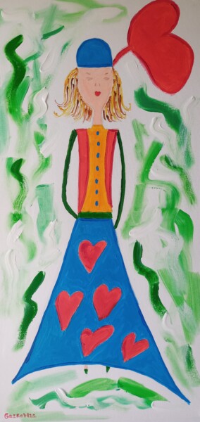 Painting titled "Fashion lover" by Gazkob, Original Artwork, Acrylic