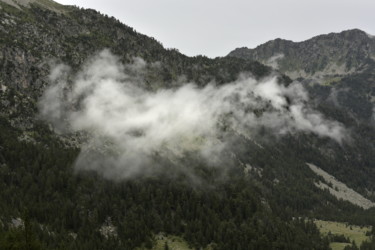 Fotografie mit dem Titel "Petit nuage" von Christophe Jeanjean, Original-Kunstwerk, Nicht bearbeitete Fotografie Auf Alumini…