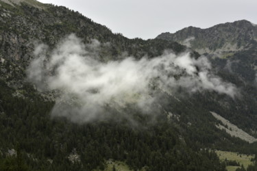 Photography titled "Petit nuage" by Christophe Jeanjean, Original Artwork, Non Manipulated Photography Mounted on Aluminium