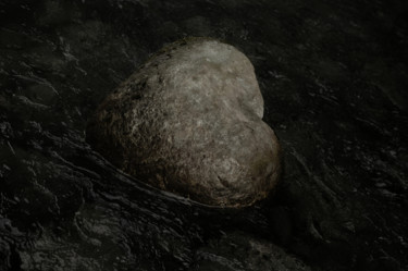 Fotografia intitulada "Coeur de pierre" por Christophe Jeanjean, Obras de arte originais, Fotografia digital