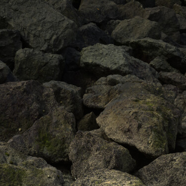 Photographie intitulée ""Rochers"" par Christophe Jeanjean, Œuvre d'art originale, Photographie numérique Monté sur Aluminium