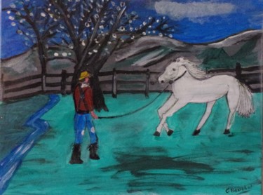 Peinture intitulée "2-gb-ranch.jpg" par Jojo 66, Œuvre d'art originale, Acrylique