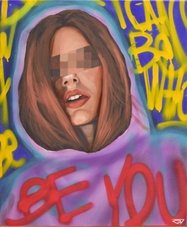 Painting titled "Be You" by G. Carta, Original Artwork, Acrylic