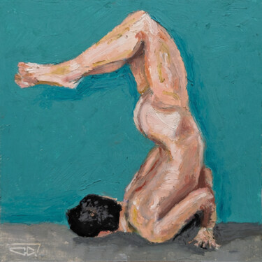 Malarstwo zatytułowany „L'Homme Scorpion” autorstwa G. Carta, Oryginalna praca, Pastel