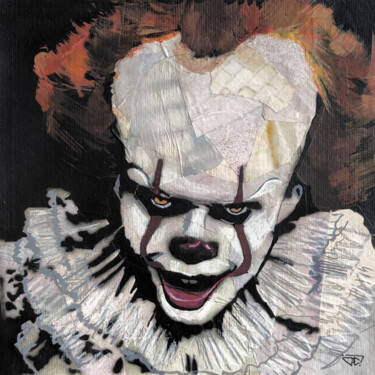 Ζωγραφική με τίτλο ""It" (ça) le clown…" από G. Carta, Αυθεντικά έργα τέχνης, Ακρυλικό
