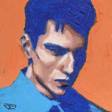 Painting titled "Lisandro" by G. Carta, Original Artwork, Pastel