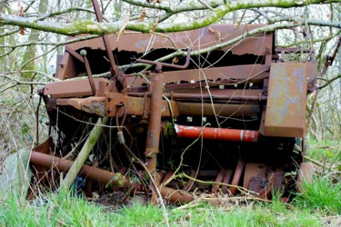 Fotografie getiteld "A pick-up wagon to…" door Gerrit Cnossen, Origineel Kunstwerk, Niet gemanipuleerde fotografie