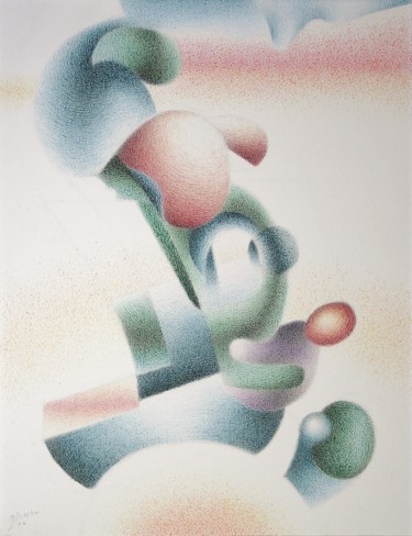 Disegno intitolato "The Grown Up." da Gerrit Cnossen, Opera d'arte originale, Pastello Montato su Cartone