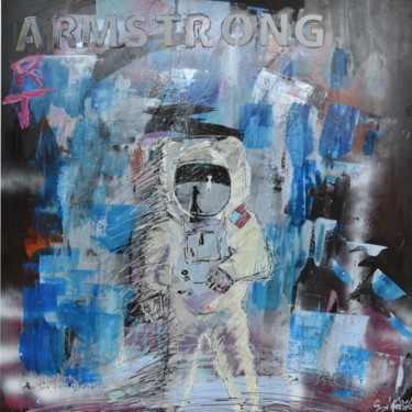 Peinture intitulée "Armstrong" par Gdi Giorgio, Œuvre d'art originale