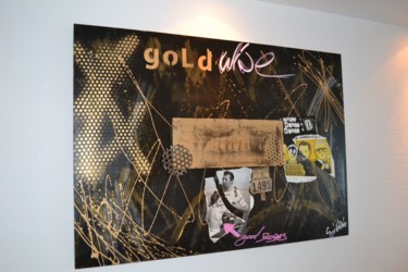 Peinture intitulée "Gold Wine" par Gdi Giorgio, Œuvre d'art originale