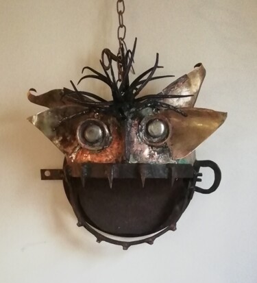 Sculpture titled "petit diable" by Georges André, Original Artwork, Metals