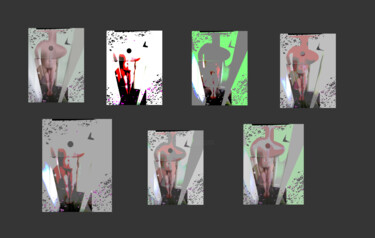 Grafika cyfrowa / sztuka generowana cyfrowo zatytułowany „Image Progression I…” autorstwa Gee Shepherd, Oryginalna praca, Fo…