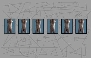 Artes digitais intitulada "Nude Progression" por Gee Shepherd, Obras de arte originais, Trabalho Digital 2D