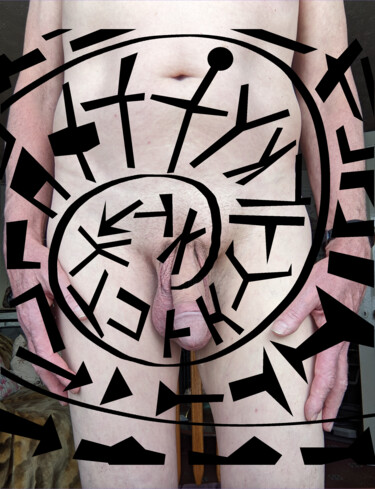 Цифровое искусство под названием "The Spiral" - Gee Shepherd, Подлинное произведение искусства, 2D Цифровая Работа