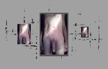 Digitale Kunst mit dem Titel "Three Torsos" von Gee Shepherd, Original-Kunstwerk, 2D digitale Arbeit