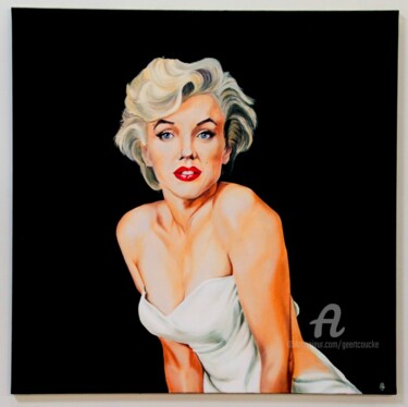 Ζωγραφική με τίτλο "Marilyn Monroe" από Geert Coucke, Αυθεντικά έργα τέχνης, Λάδι