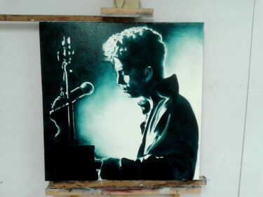 Schilderij getiteld "Prince" door Geert Coucke, Origineel Kunstwerk, Olie