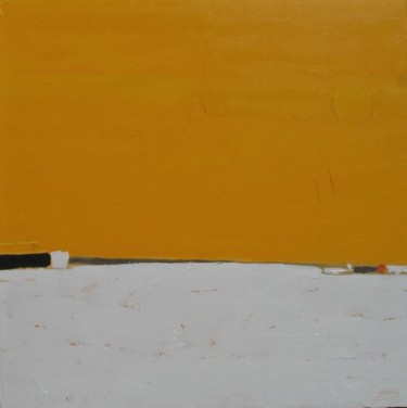 Peinture intitulée "le champ blanc" par Gege Royan, Œuvre d'art originale