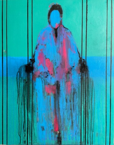 Картина под названием "Alienation series i…" - Gela Mikava, Подлинное произведение искусства, Акрил