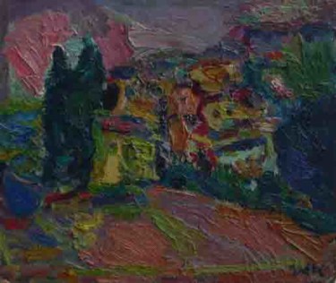 Pintura titulada "Landscape" por Gelovani, Obra de arte original