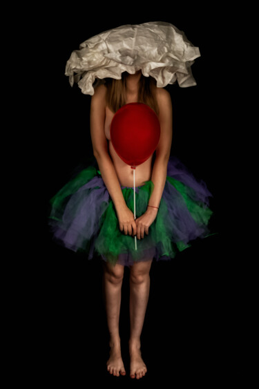 Fotografia intitolato "Un ballon" da Gelu Stanculescu, Opera d'arte originale, Fotografia digitale