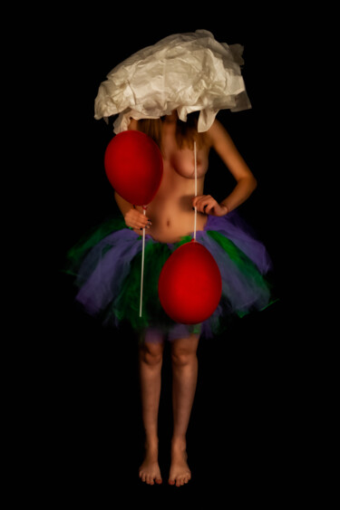 Fotografie mit dem Titel "Deux ballons" von Gelu Stanculescu, Original-Kunstwerk, Digitale Fotografie