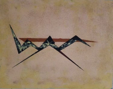 Ζωγραφική με τίτλο "peinture acrylique…" από Gemel Zouggar, Αυθεντικά έργα τέχνης, Ακρυλικό