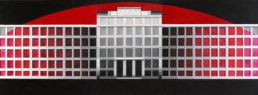 Painting titled "Il Lingotto" by Harris Richard, Original Artwork, Oil