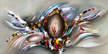 Painting titled "Energy," by Gena Genadyj, Original Artwork, Acrylic