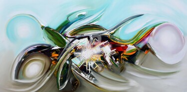 Painting titled "Speed" by Gena Genadyj, Original Artwork, Acrylic