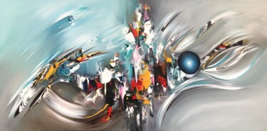 Painting titled "Vision" by Gena Genadyj, Original Artwork, Acrylic
