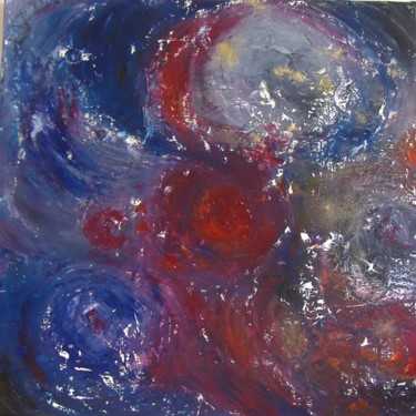 Painting titled "cosmos" by Geneviève Pace, Original Artwork