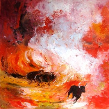 Painting titled "LIBERTAD" by Geneviève Pace, Original Artwork