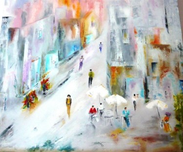 Painting titled "C'EST LA VIE" by Geneviève Pace, Original Artwork