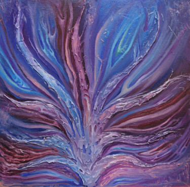 Curly tentacles Painting titled "Curly tentacles" by Genevieva Milosskaya, Original Art, Oil