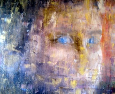 Malerei mit dem Titel "Melusine" von Geneviève Baud Caizergues, Original-Kunstwerk, Öl
