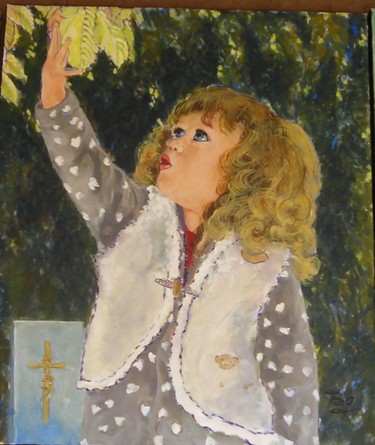 Peinture intitulée "La main d'un ange" par Bg, Œuvre d'art originale, Acrylique