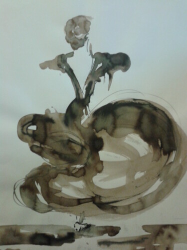 Peinture intitulée "danseuse-flamenco.j…" par Geneviève Bonnet-Cadith, Œuvre d'art originale