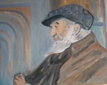Painting titled "Copie d'après Alber…" by Genevieve Fraysse, Original Artwork, Oil