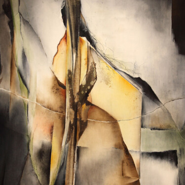 Картина под названием "Libertad" - Geneviève Nicolas, Подлинное произведение искусства, Масло Установлен на Деревянная рама…