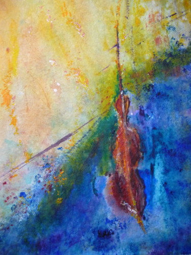 Peinture intitulée "Musique" par Geneviève Liebert-Trenchant, Œuvre d'art originale, Acrylique
