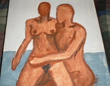 Painting titled "Together" by Genieve Dawkins, Original Artwork