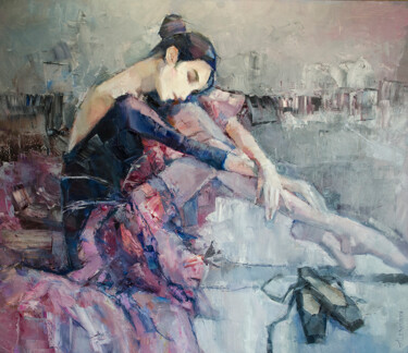Pintura intitulada "Sweet dreams" por Gennadi Alekhnovich, Obras de arte originais, Óleo