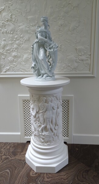Sculpture titled "Apollo and the Muses" by Gennadi Boldyrev, Original Artwork, Resin