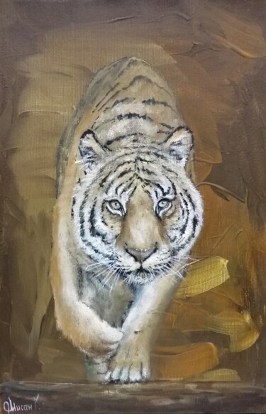 Painting series Animals 6 Картина под названием "Painting series Ani…" - Геннадий Мисан, Подлинное произведение искусства, Масло Установлен на Подрамн…
