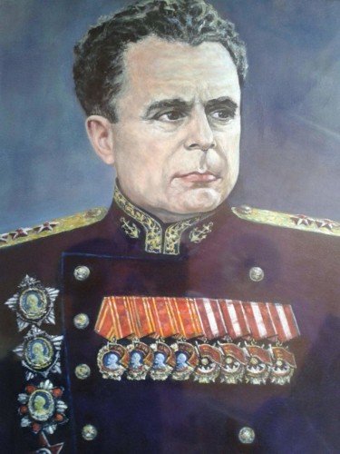 Painting titled "портрет" by Gennadii Tokarev, Original Artwork, Oil