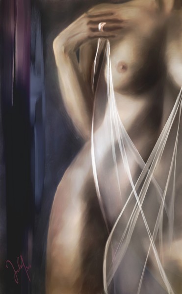 Digital Arts titled "a touch of nothing" by Georg Ireland, Original Artwork, Digital Painting