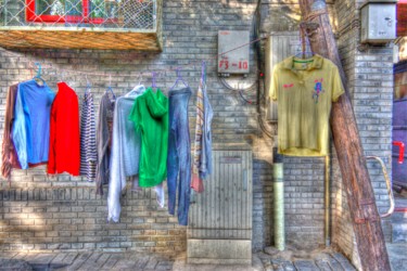 Photography titled "shirts to dry" by George Grund, Original Artwork