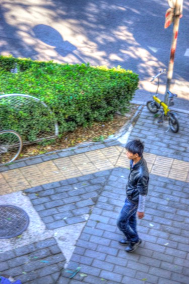 Photography titled "Pedestrian in Beiji…" by George Grund, Original Artwork